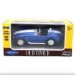 Welly Shelby Cobra dobozos modell autó - kék/fehér