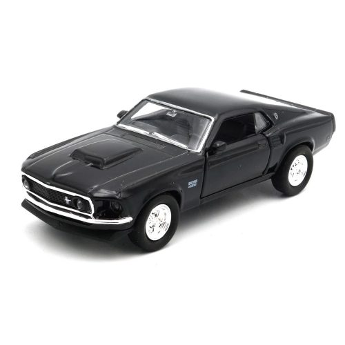 Welly Ford Mustang Boss 429 1969 dobozos modell autó - fekete