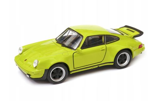 Welly Porsche 911 Turbo dobozos modell autó - zöld