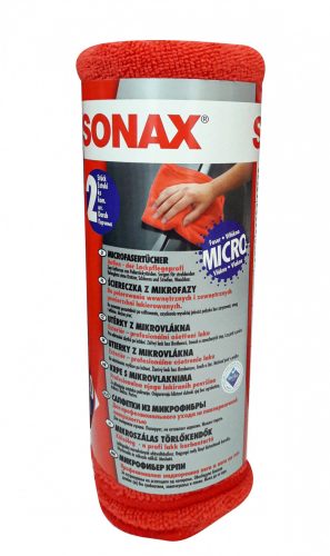 SONAX mikroszálas törlőkendő - 40x40cm - 2db