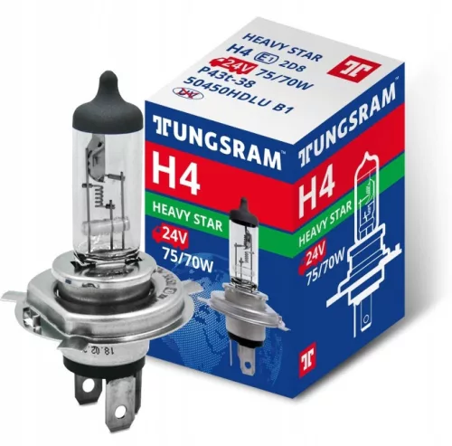 Tungsram 24V H4 75/70W halogén izzó - 50450U