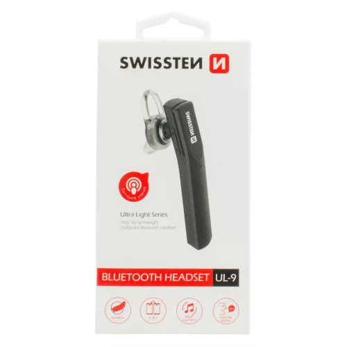 SWISSTEN UL-9 ultrakönnyű bluetooth headset - BT4.1
