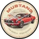 Ford Mustang retro falióra - 30cm