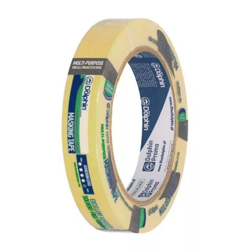 Blue Dolphin maszkolószalag - 19mmx50m - sárga