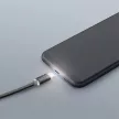 Delight USB-C mobil kábel - 100cm - LED fénnyel - fekete