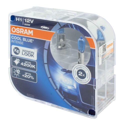 Osram Cool Blue Intense halogén izzó - 12V H1 - párban