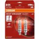 OSRAM Night Breaker Silver +100% halogén izzó - H1 - P14,5t - 12V - 55W - párban
