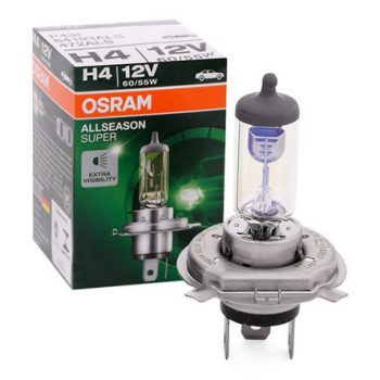   OSRAM All Season Super H4 izzó - borostyán sárga fény - 12V - 1db