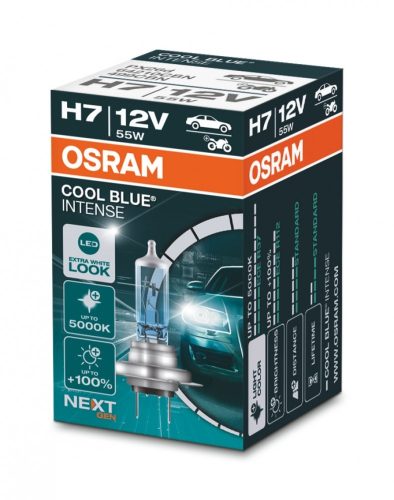 OSRAM Cool Blue Intense NextGen H7 55W halogén izzó - 1db