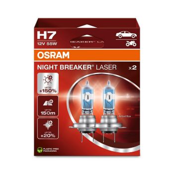   OSRAM Night Breaker Laser Next Gen. halogén izzó - H7 - 55W - 12V - párban