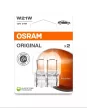 Osram W3x16d üvegfejű izzó - 12V 21W - párban