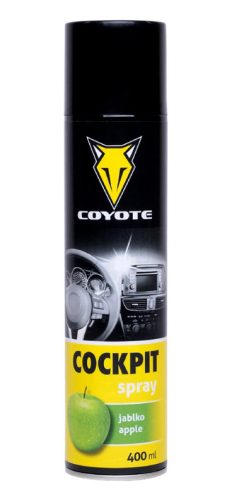 Coyote műszerfal ápoló spray - alma illat - 400ml