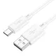 Hoco X88 USB-C  adatkábel - fehér - 100cm