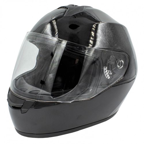 SHIDO Integral FF006 Motorkerékpáros Bukósisak, Fekete, L