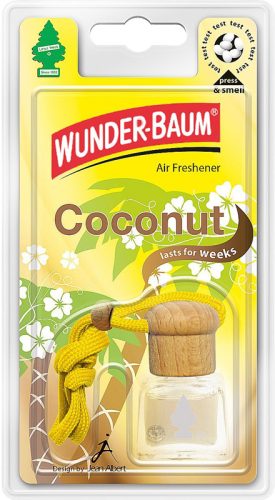 Wunder-Baum Bottle autóillatosító, 4,5 ml, Coconut
