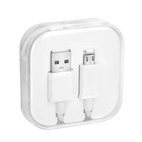 Micro-USB adatkábel - 100cm - fehér