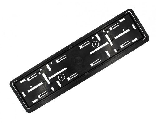 Rendszámtábla keret - fekete - 1db