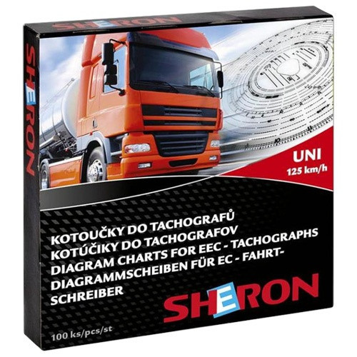 SHERON tachográf papír - 125-ös - 100db
