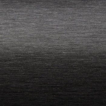 Dekor fólia, szálcsiszolt alumínium - fekete - 50x152cm