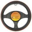 Kormányvédő színes varrással - kávé- 37-39 cm