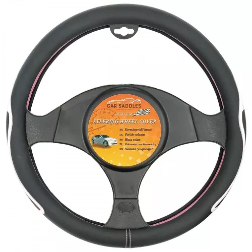 Kormányvédő - fekete-fehér - 37-39 cm