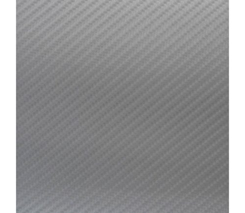 4D karbon dekor fólia - ezüst - 50x152cm