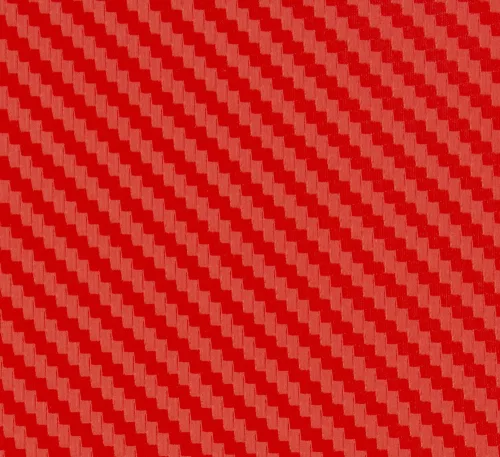 3D karbon dekor fólia - piros - 50x152cm