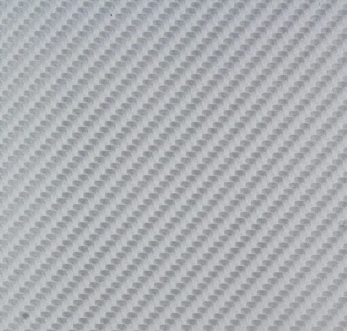3D karbon dekor fólia - ezüst - 50x152cm