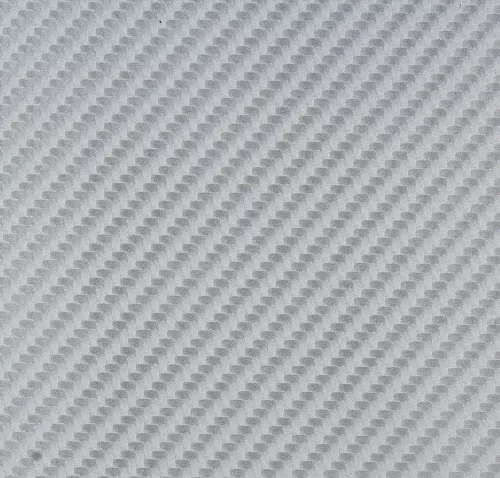 3D karbon dekor fólia - ezüst - 50x152cm