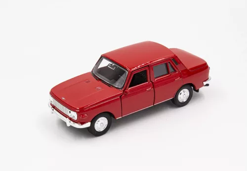 WARTBURG 353 dobozos autó - piros