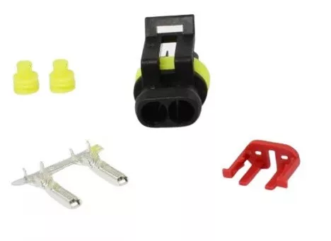 Vízálló csatlakozó 2 eres kábelhez - apa