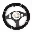 Car Saddles plüss kormányvédő - 37-39cm - fekete