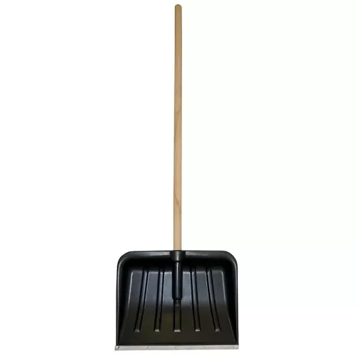Műanyag hólapát fanyéllel - 40cm széles
