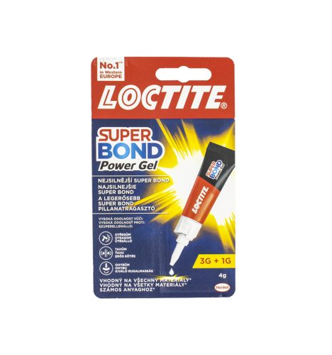 Loctite Super Bond ragasztó gél - 3+1g