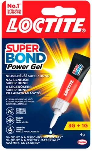 Loctite Super Bond ragasztó gél - 3+1g