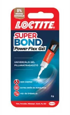 Loctite Super Bond Power Flex Gél pillanatragasztó - 2g