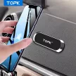 Mágneses, öntapadós telefontartó - fekete-arany