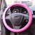 Szilikon kormányvédő huzat - hot pink - 36-40cm