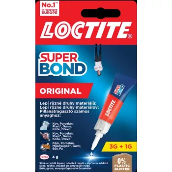 Loctite Super Bond Original pillanatragasztó - 3g+1g