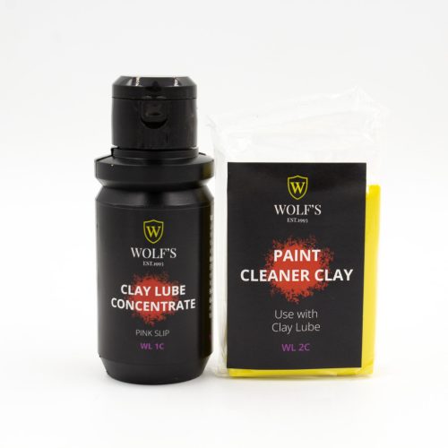 Wolfs lakktisztító gyurma szett nedvesítővel