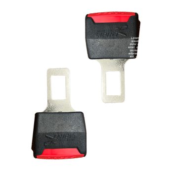 Biztonsági öv csat - fekete - 2db