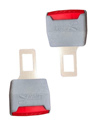 Biztonsági öv csat - szürke - 2db