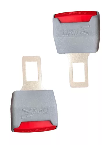 Biztonsági öv csat - szürke - 2db