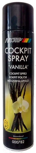 Motip műszerfalápoló spray - vanília illat - 600ml