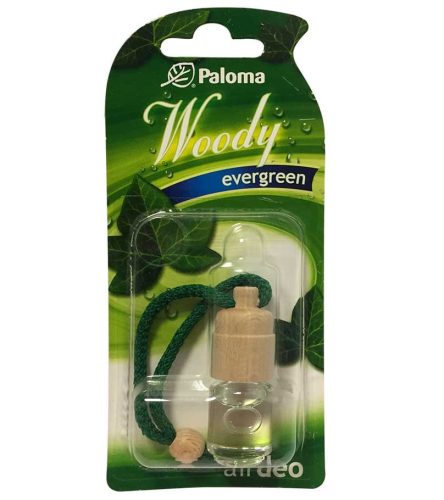 Paloma autóillatosító Woody Evergreen - 4,5 ml