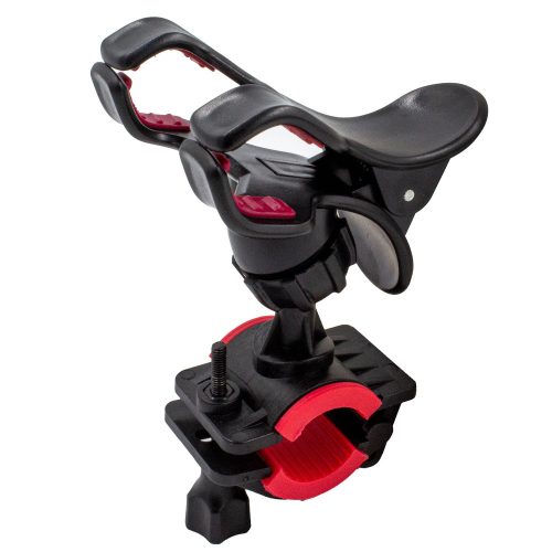 Univerzális csipeszes kerékpáros telefontartó