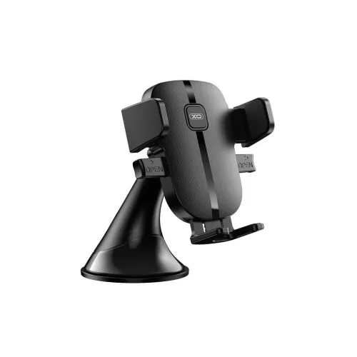 XO-C120 tapadókorongos telefontartó - fekete