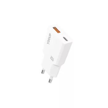 Yooup NC113-D USB/USB-C hálozati töltő - 20W