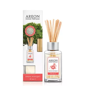   AREON Home Perfume Sticks - pálcás illóolajos illatosító - Tavaszi Csokor - 85ml