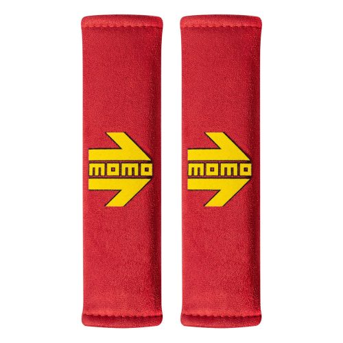 MOMO biztonsági öv párna - piros/sárga - párban